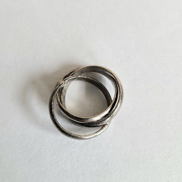 Sterling silver Trinity ring. - Picture 5 of 5